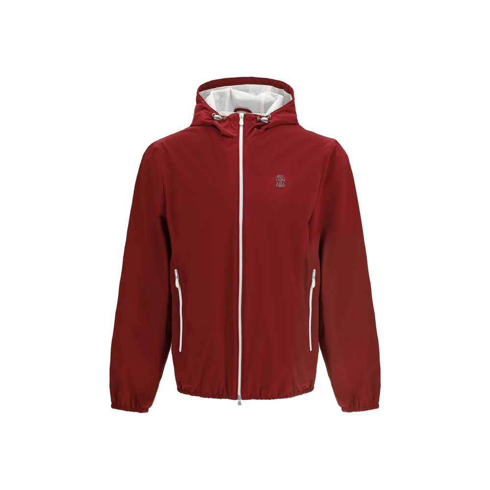 Bordeaux Polyamide Shell Jacket