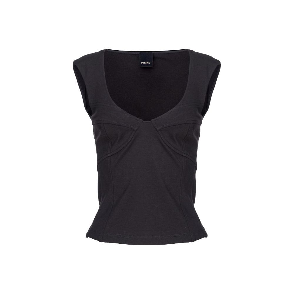 Black Nylon T-Shirt
