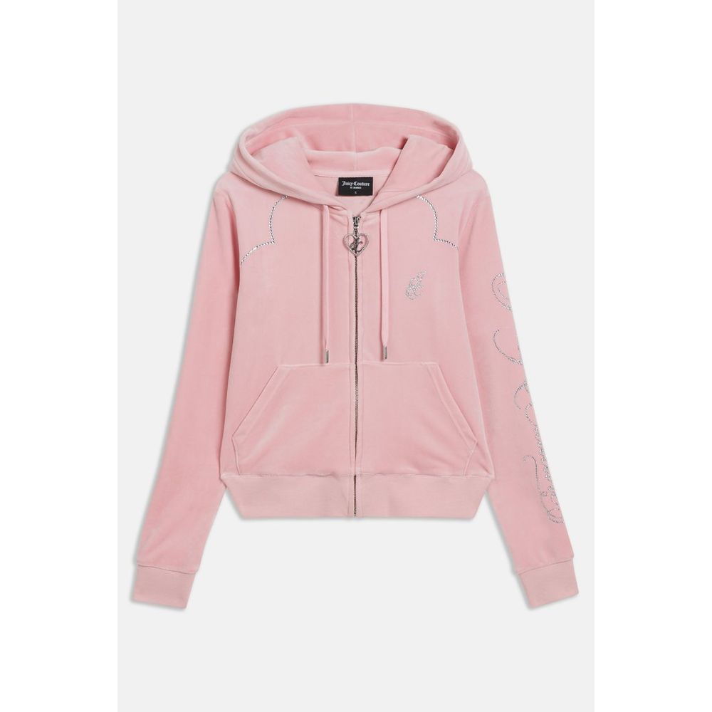 Pink Polyester Sweatshirt