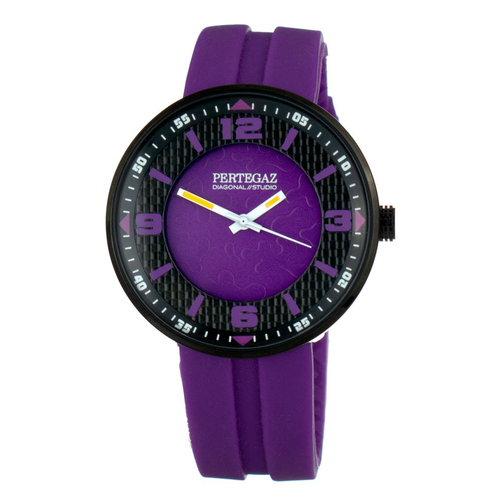 PERTEGAZ Purple Rubber Bracelet  Watch