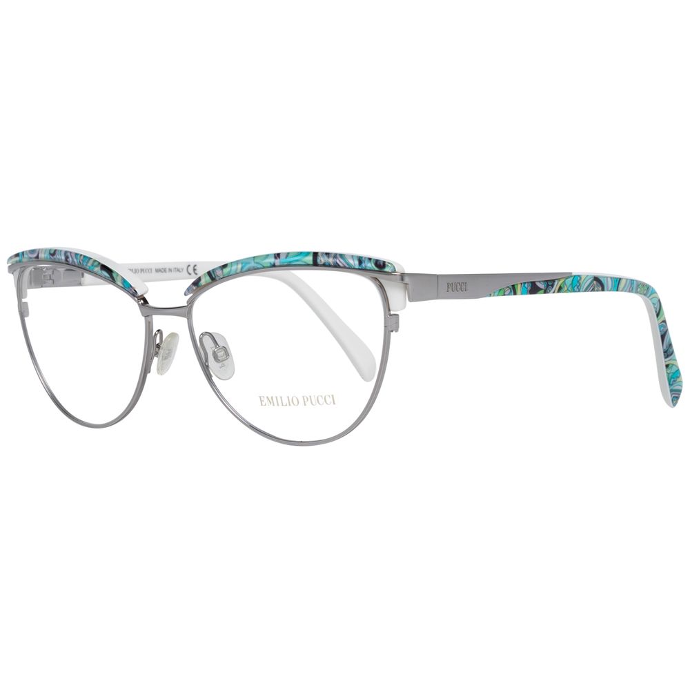 Emilio Pucci Gray Metal Glasses Women's (Frames)