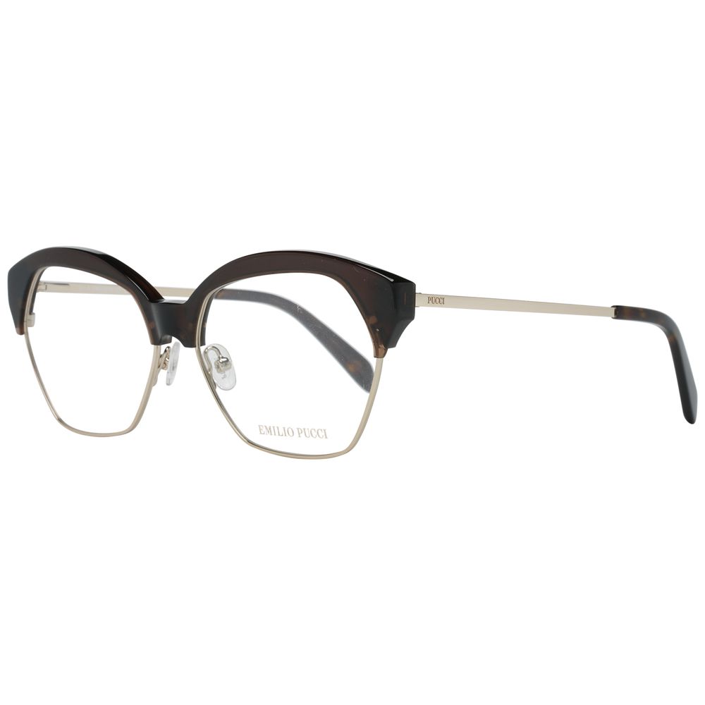 Emilio Pucci Brown Metal Glasses (frames) Accessory - Women