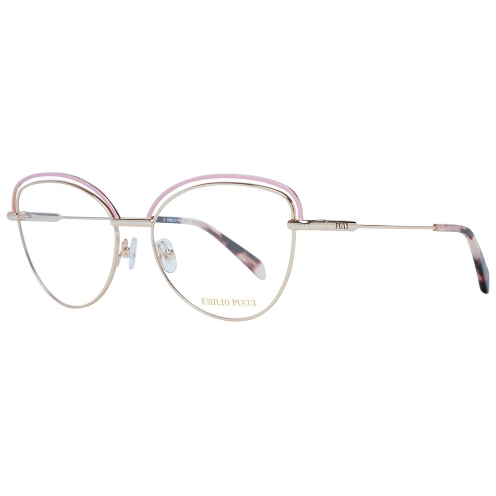 Emilio Pucci Gold Metal Glasses (frames) Accessory - Women