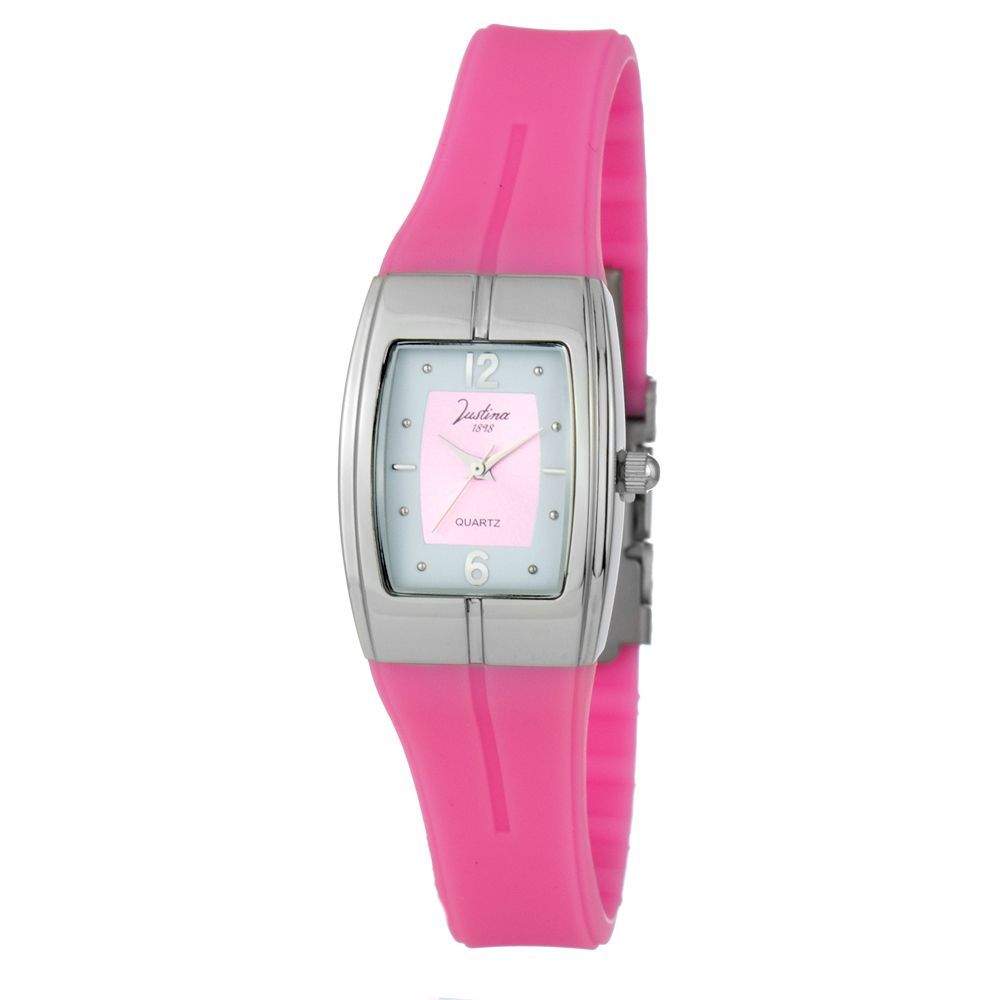 JUSTINA Multicolor Rubber Sport Womens Watch 95$