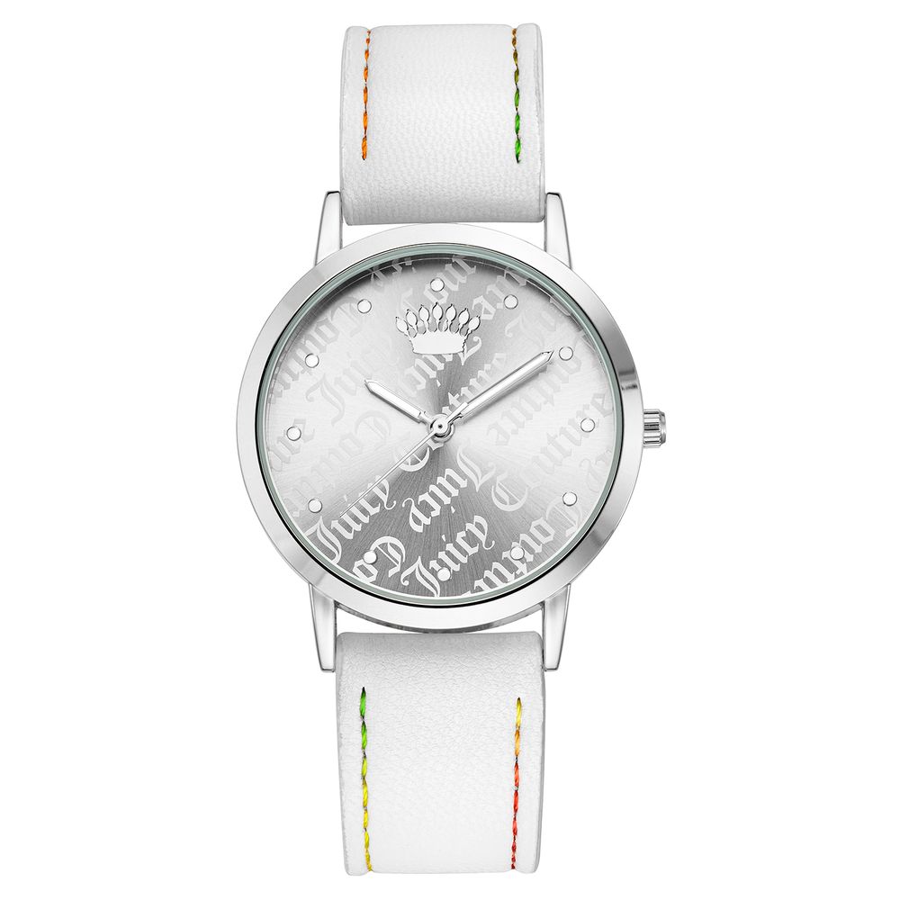 White Plastic Dress Watch