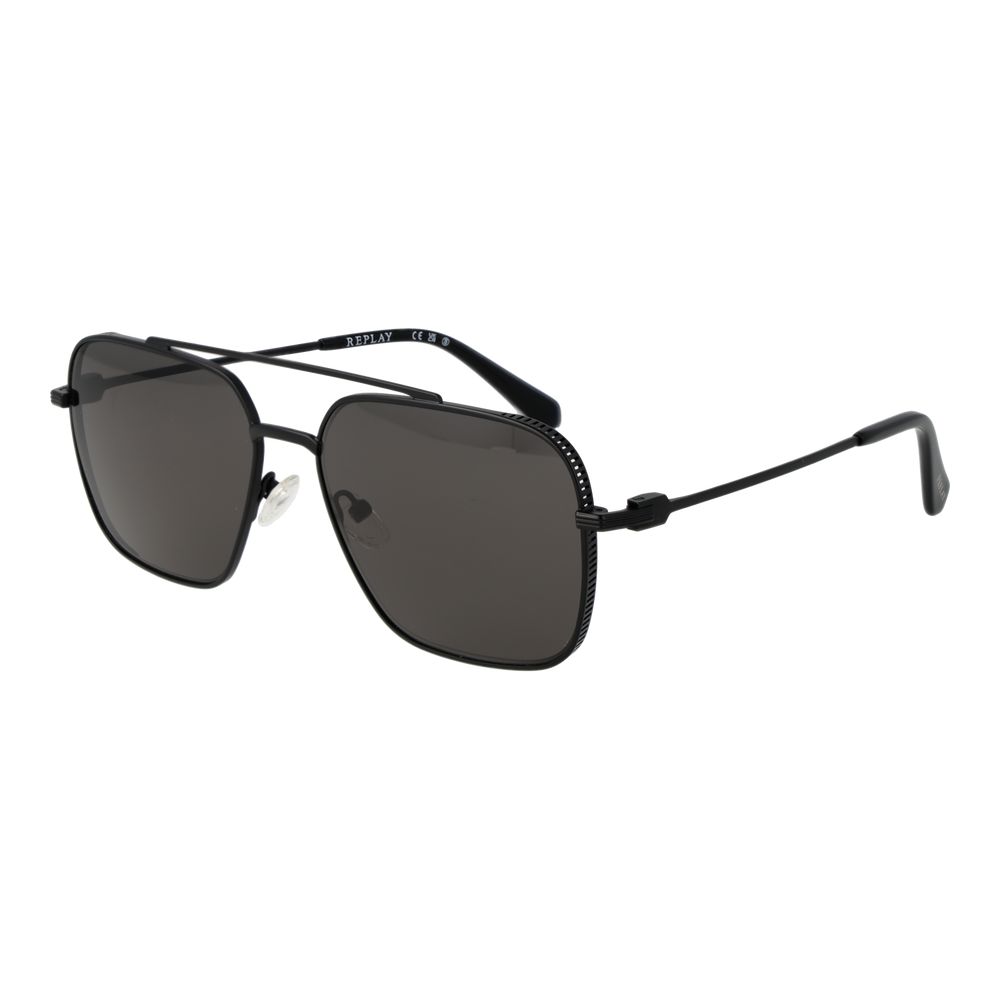 Black Metal Sunglasses