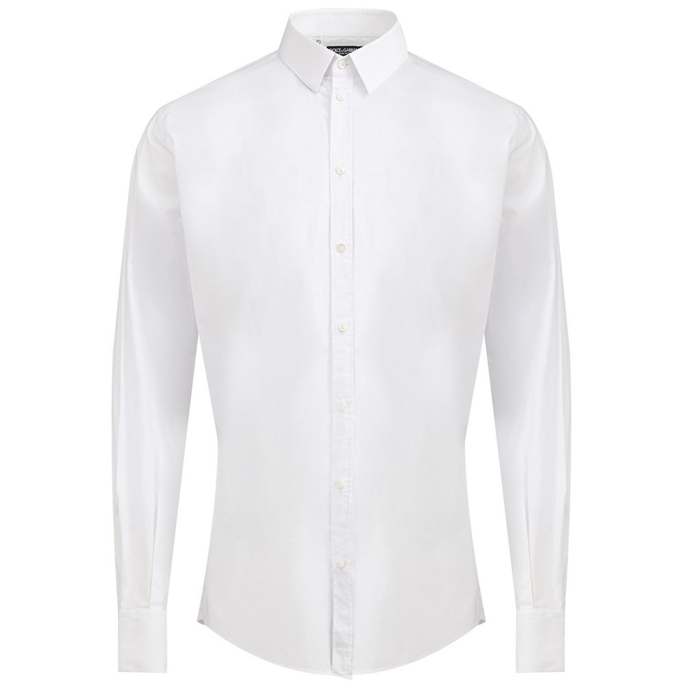 White Cotton Dress Shirt