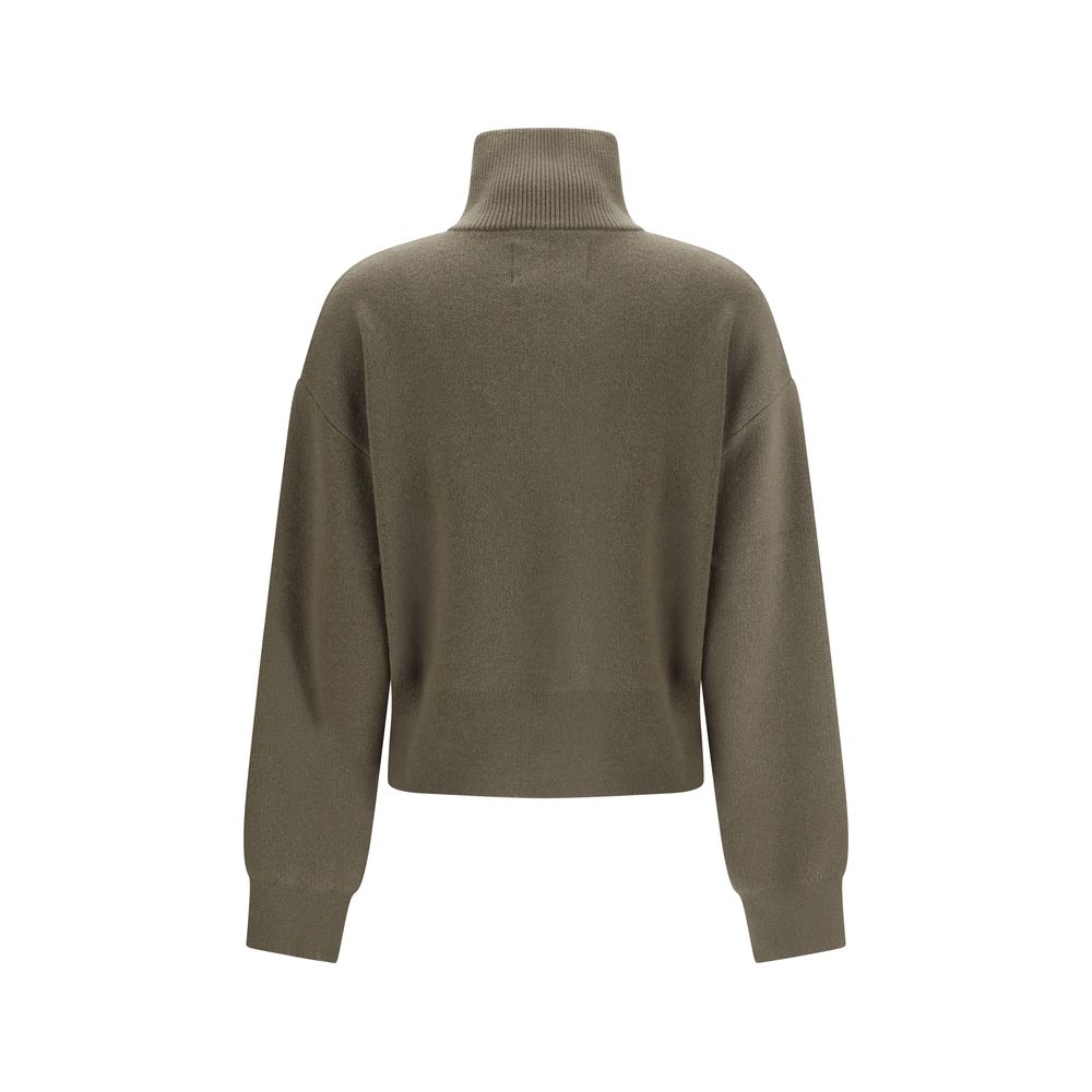 Bicolor Cashmere Bomber - Thumbnail 2