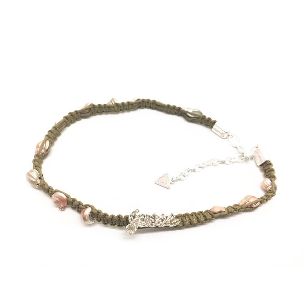 Green Textile Necklace