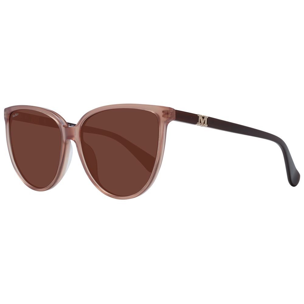 Beige Plastic Sunglasses