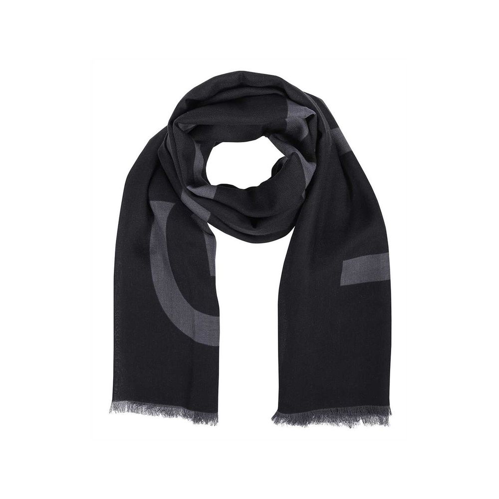 Black Cashmere Scarf - Thumbnail 2