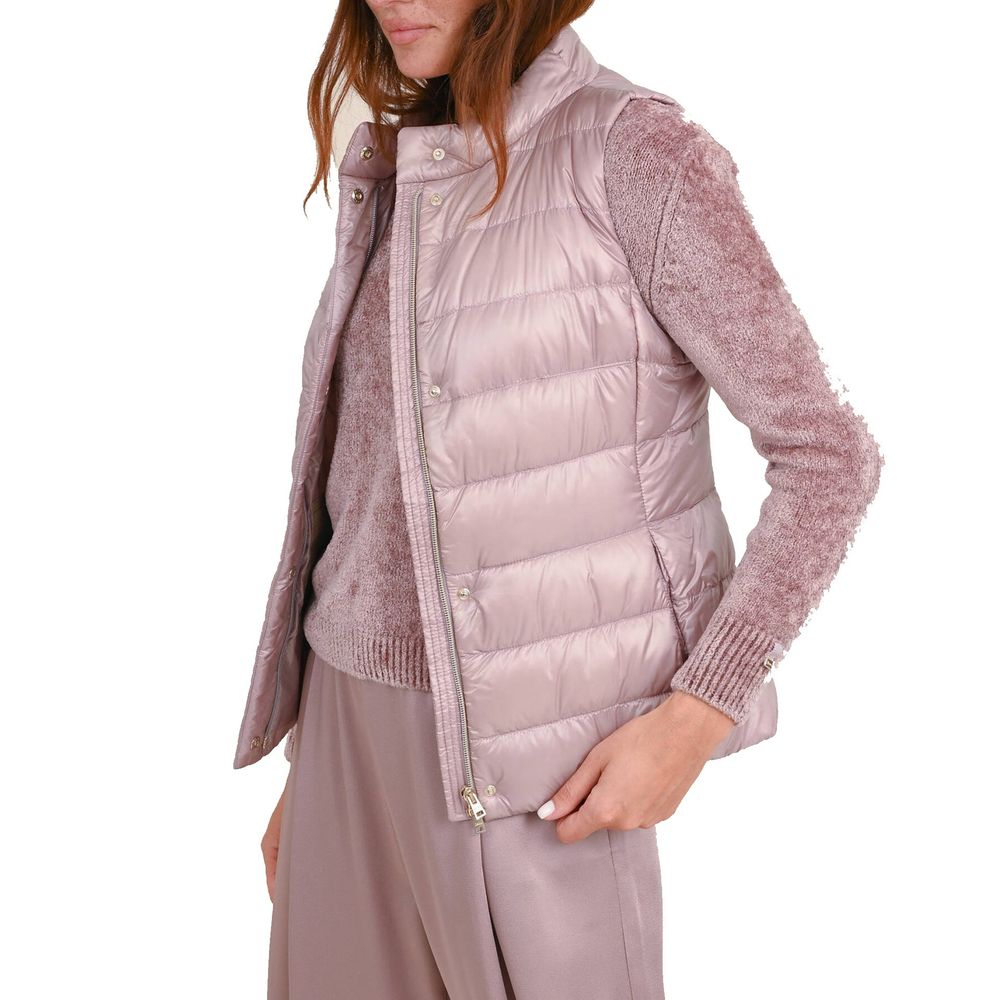 Multicolor Polyamide Sleveless Jacket - Thumbnail 2