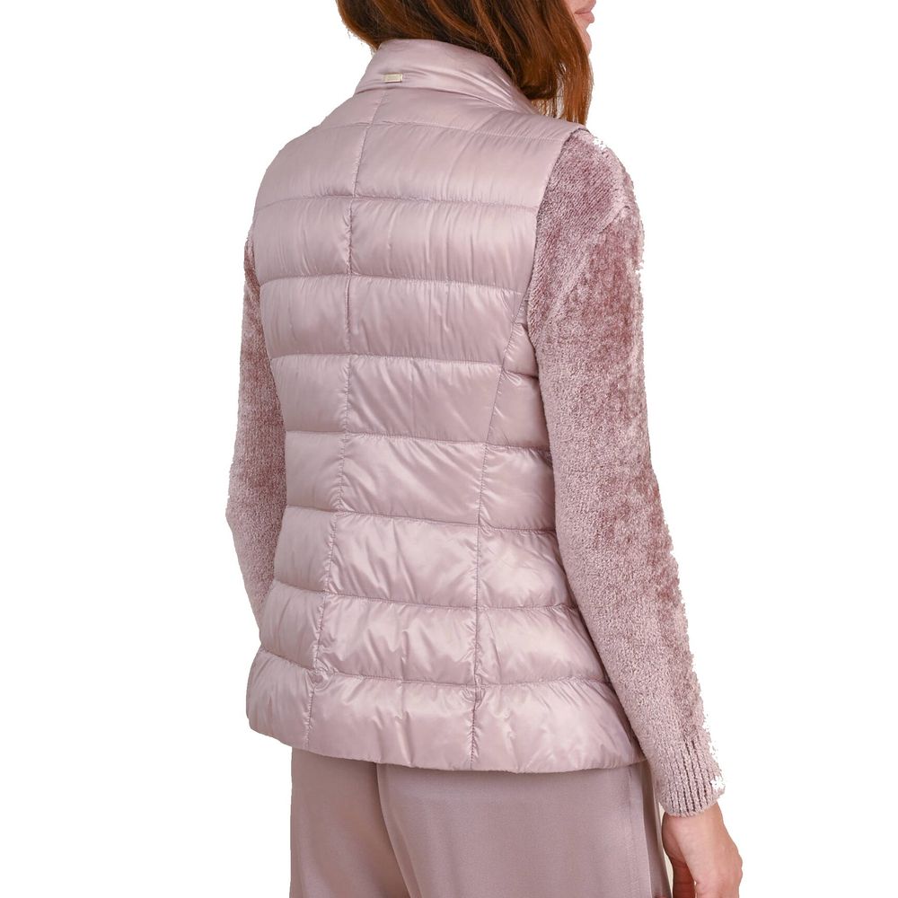 Multicolor Polyamide Sleveless Jacket - Thumbnail 3