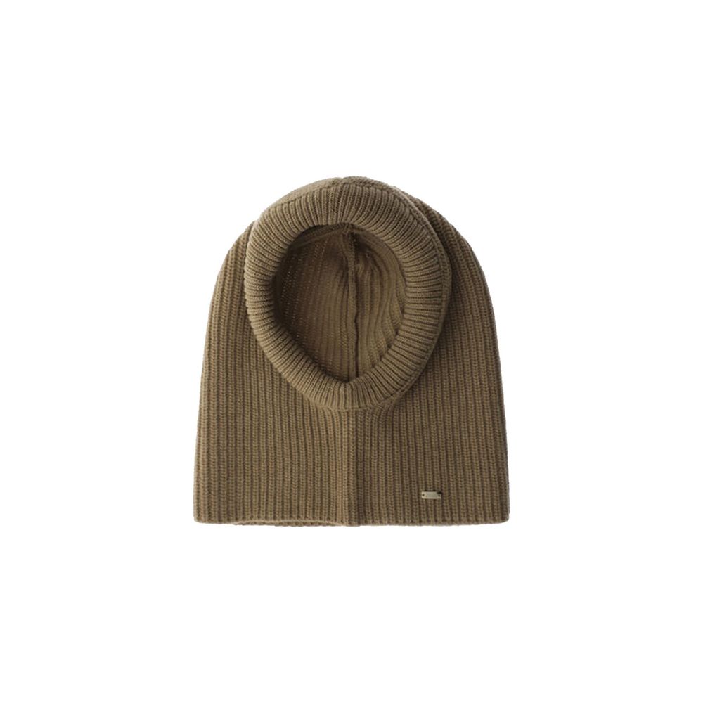 Brown Wool Beanie - Thumbnail 2