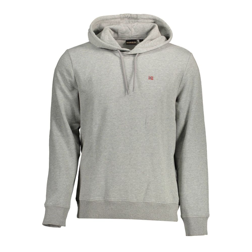 Gray Cotton Hoodie