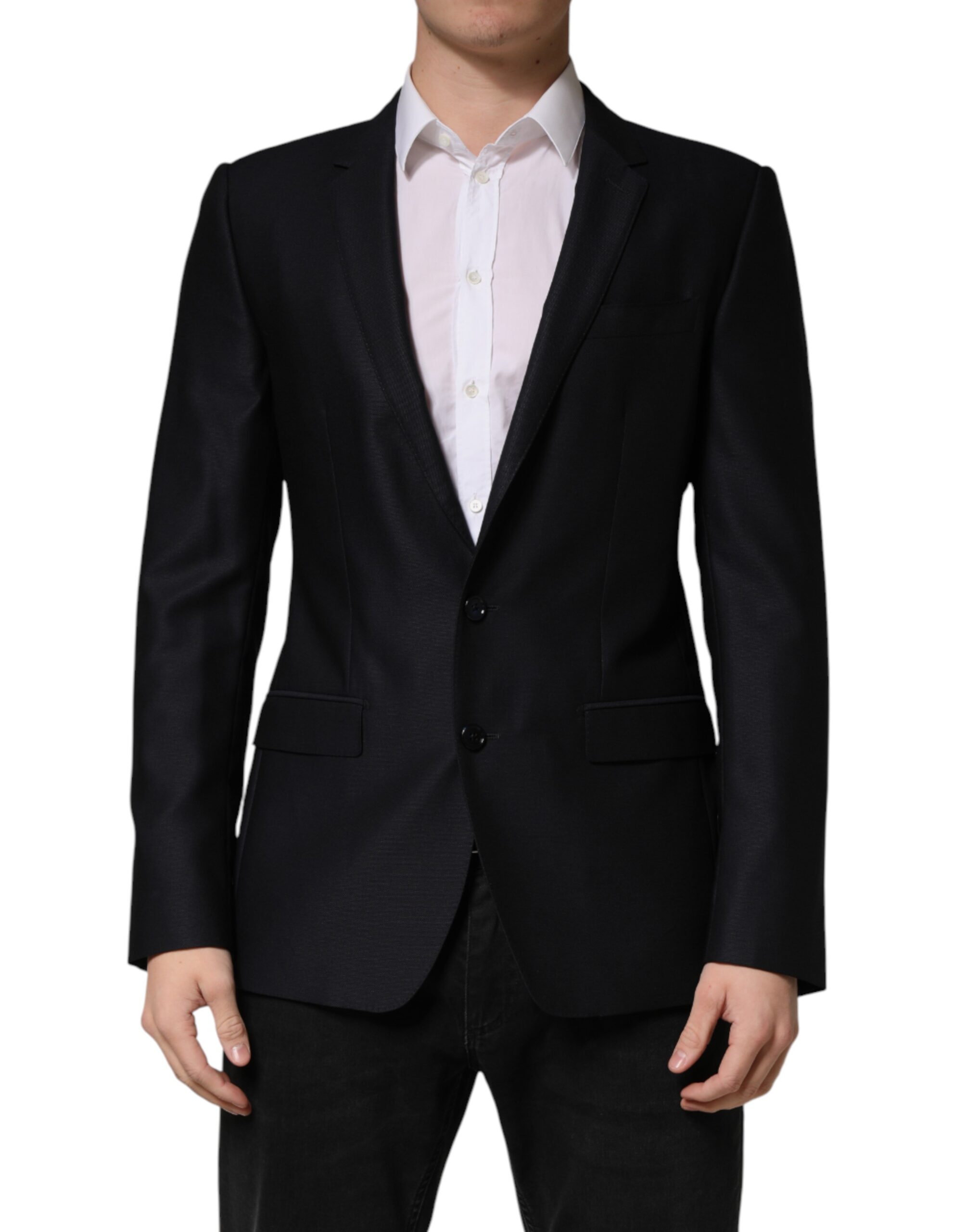Black MARTINI Single Breasted Jacket Blazer
