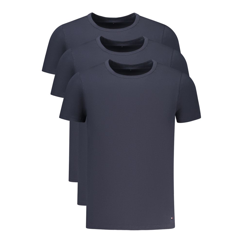 Blu Cotton Men T-Shirt