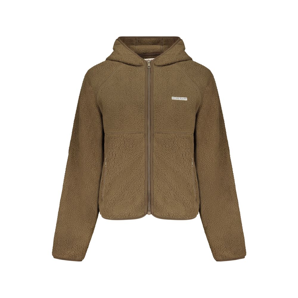 Marrone Polyester Women Sweatshirt