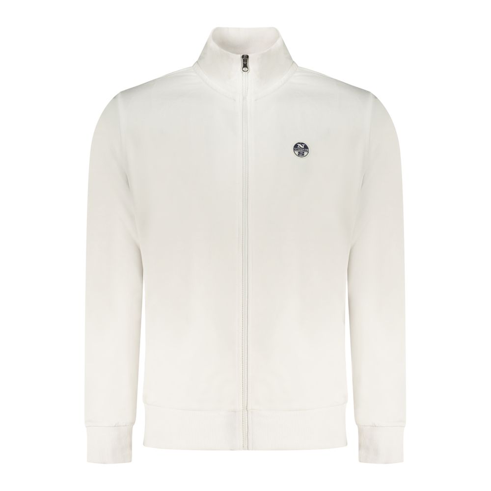 White Cotton Men's Sweatshirt