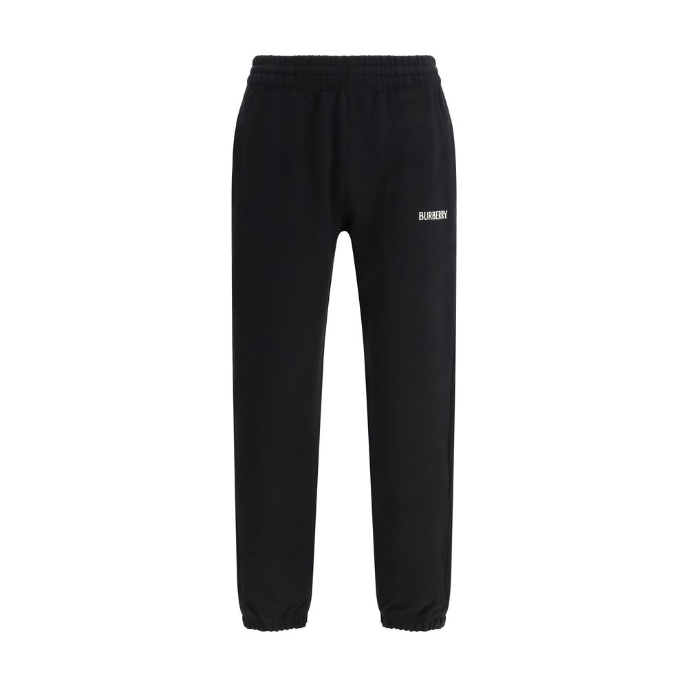 Black Cotton Joggers (Workout Pants)
