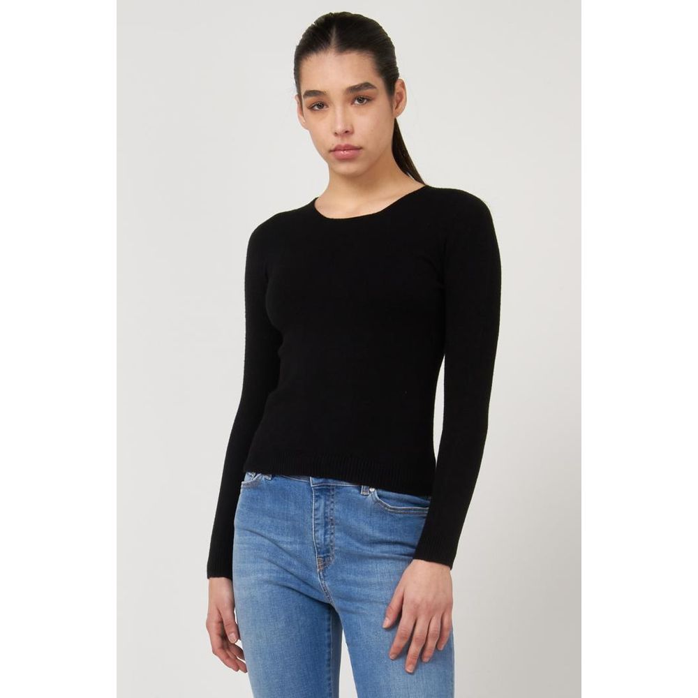 Black Viscose Sweatshirt