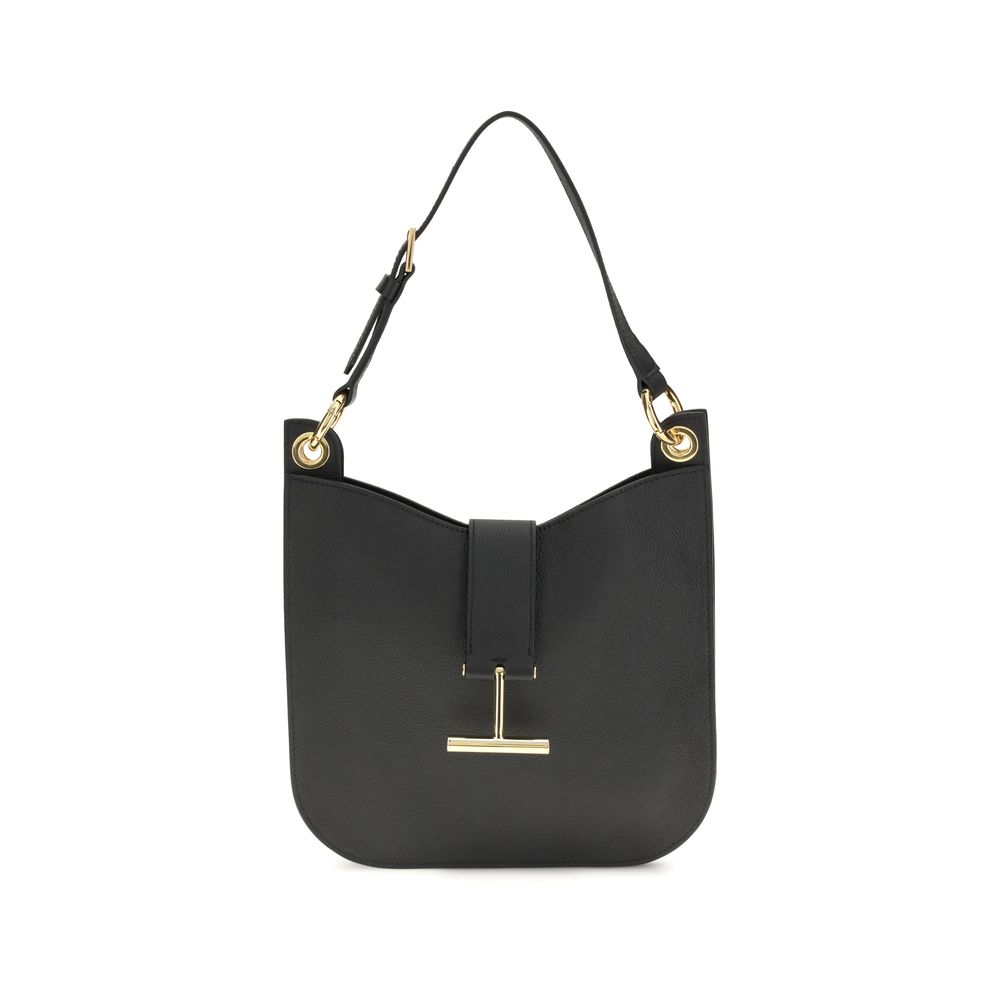Black Calf Leather Bos Taurus Shoulder Bag