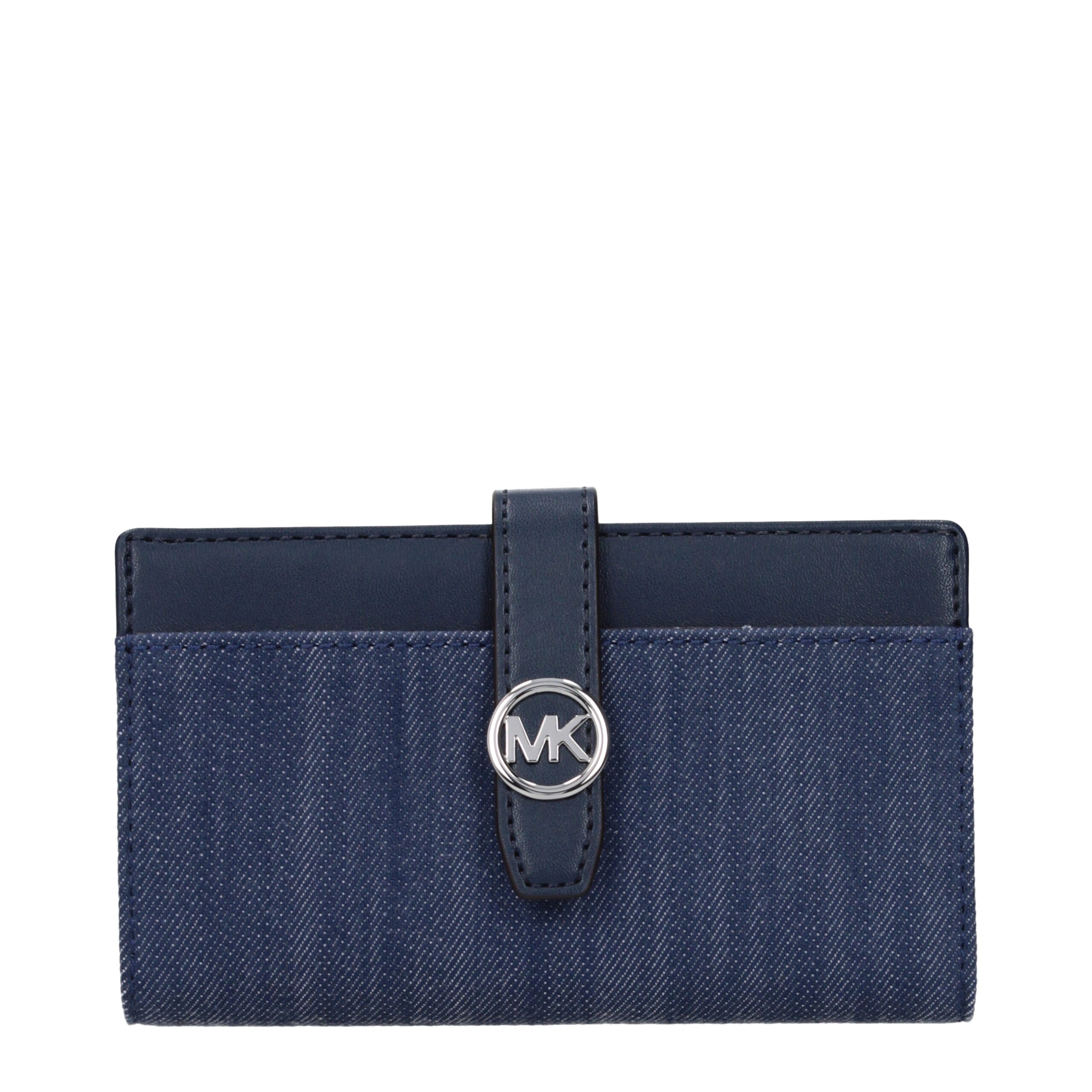 Blue Fabric Wallet