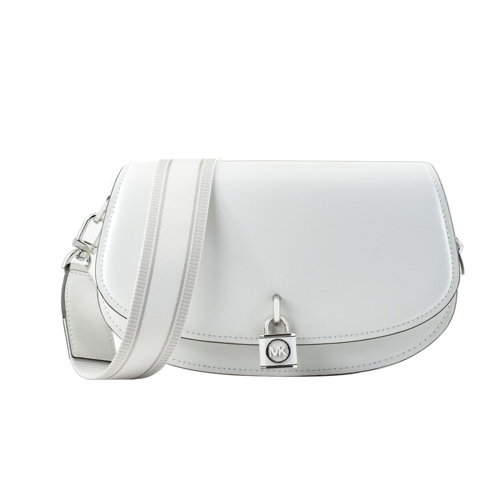 White Leather Shoulder Bag