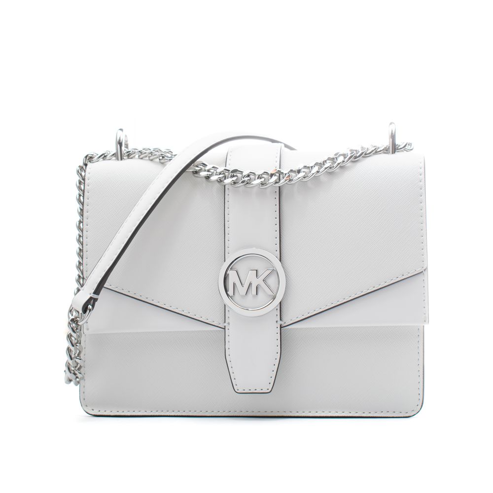 White Leather Shoulder Bag