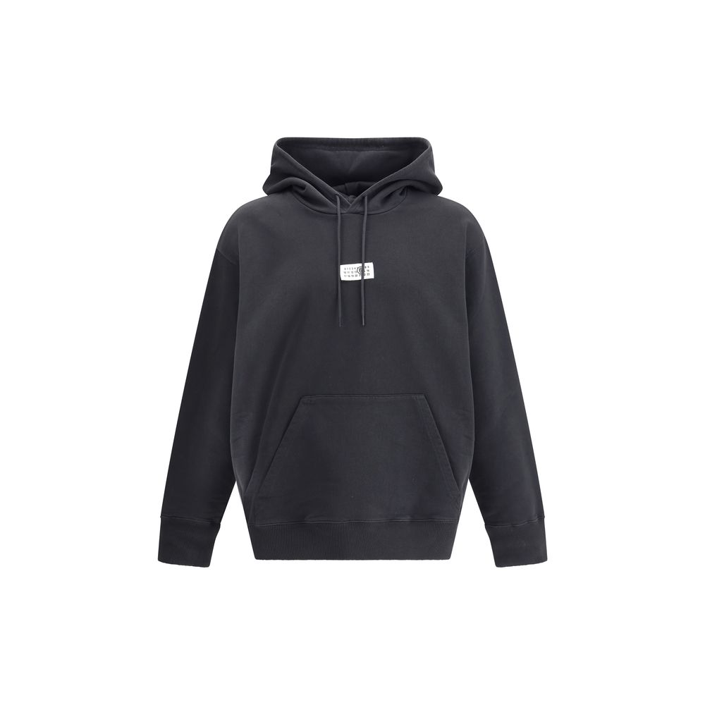 Black Cotton Sweatshirt
