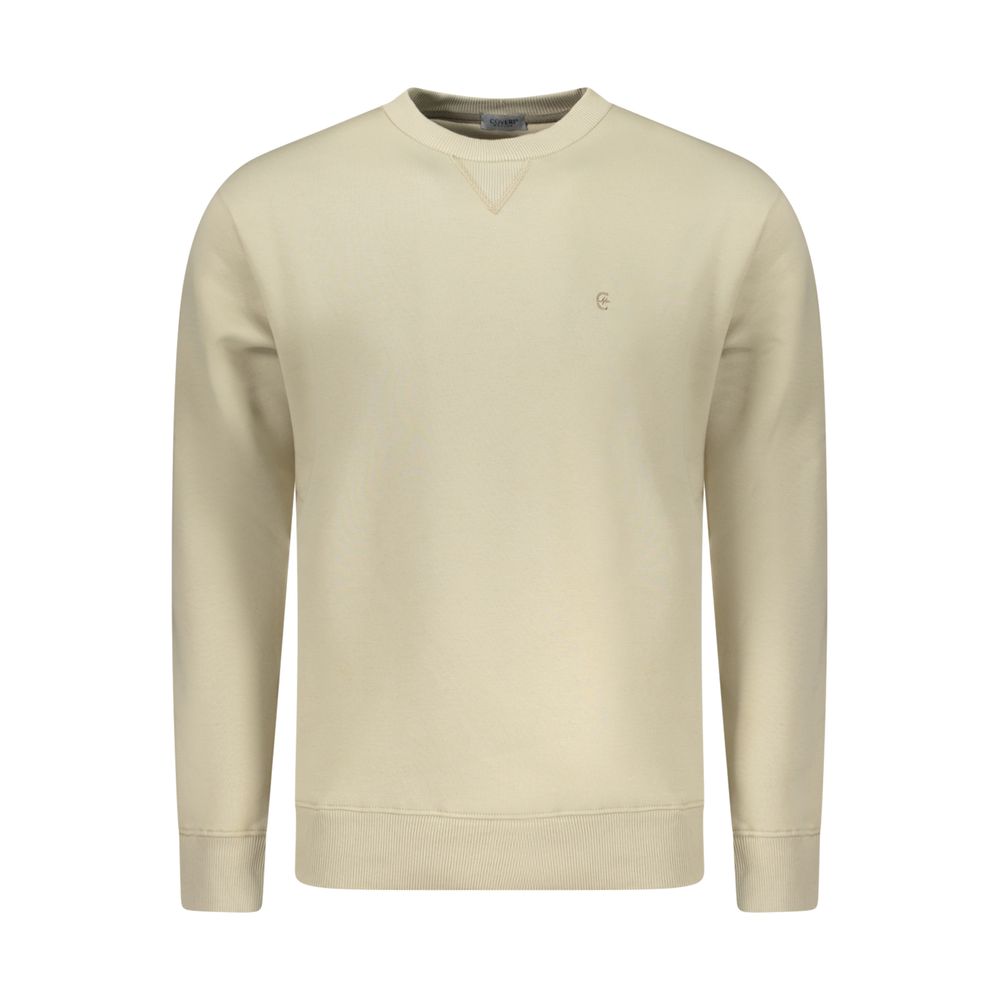 Beige Cotton Men's Sweatshirt