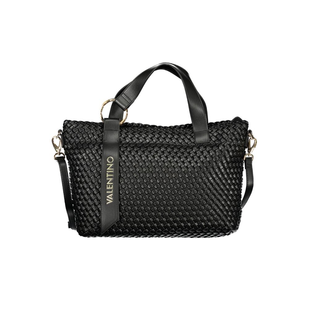 Black Polyurethane Women's Bag