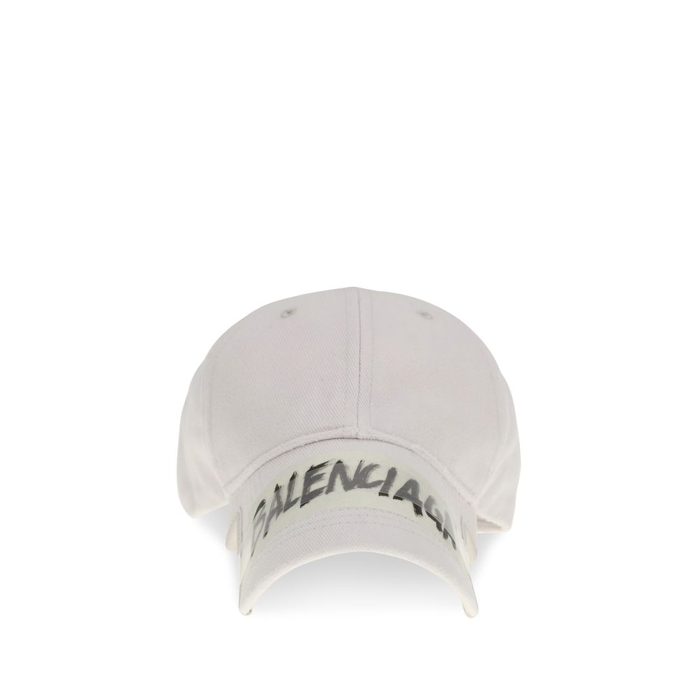 White Cotton Cap (Baseball Hat)
