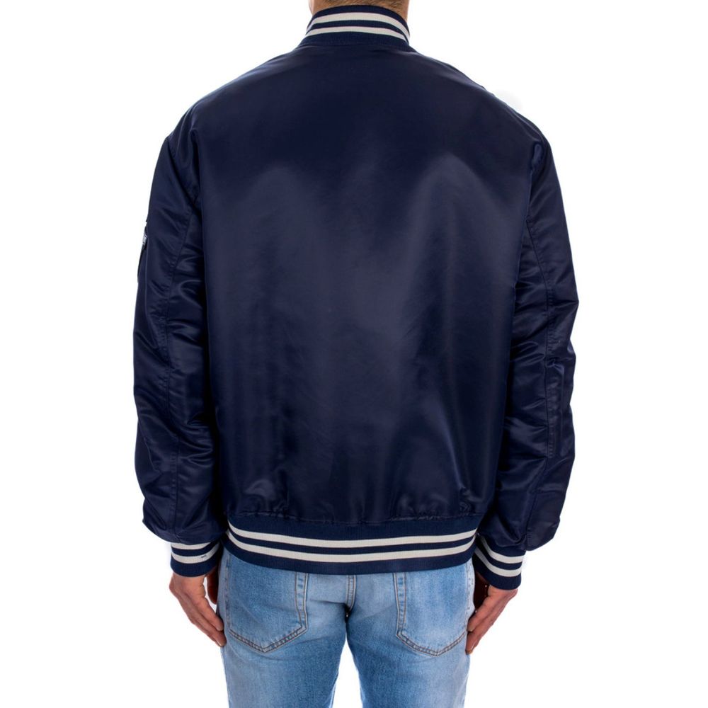 Blue Nylon Bomber - Thumbnail 3
