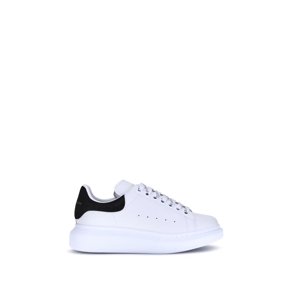 White Calf Leather Bos Taurus Platform Sneakers