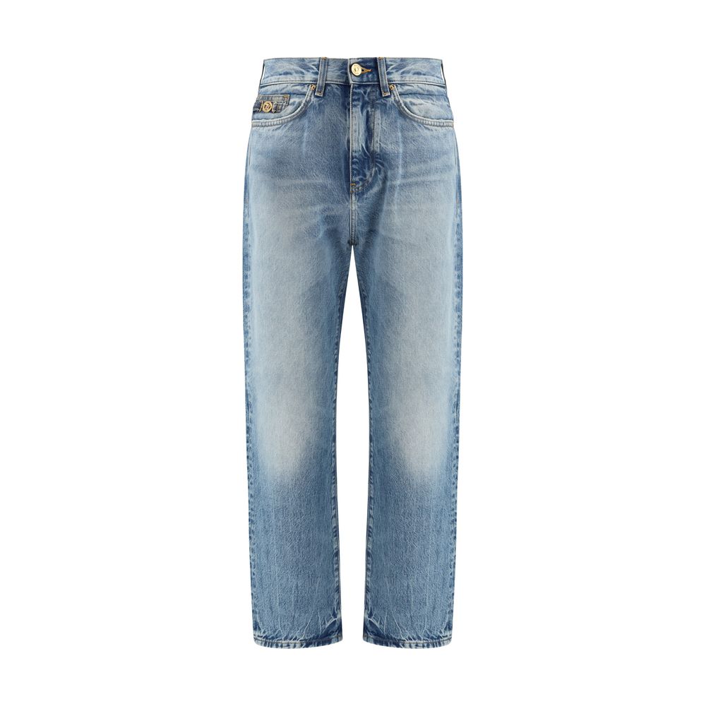 Blue Cotton Jeans Denim