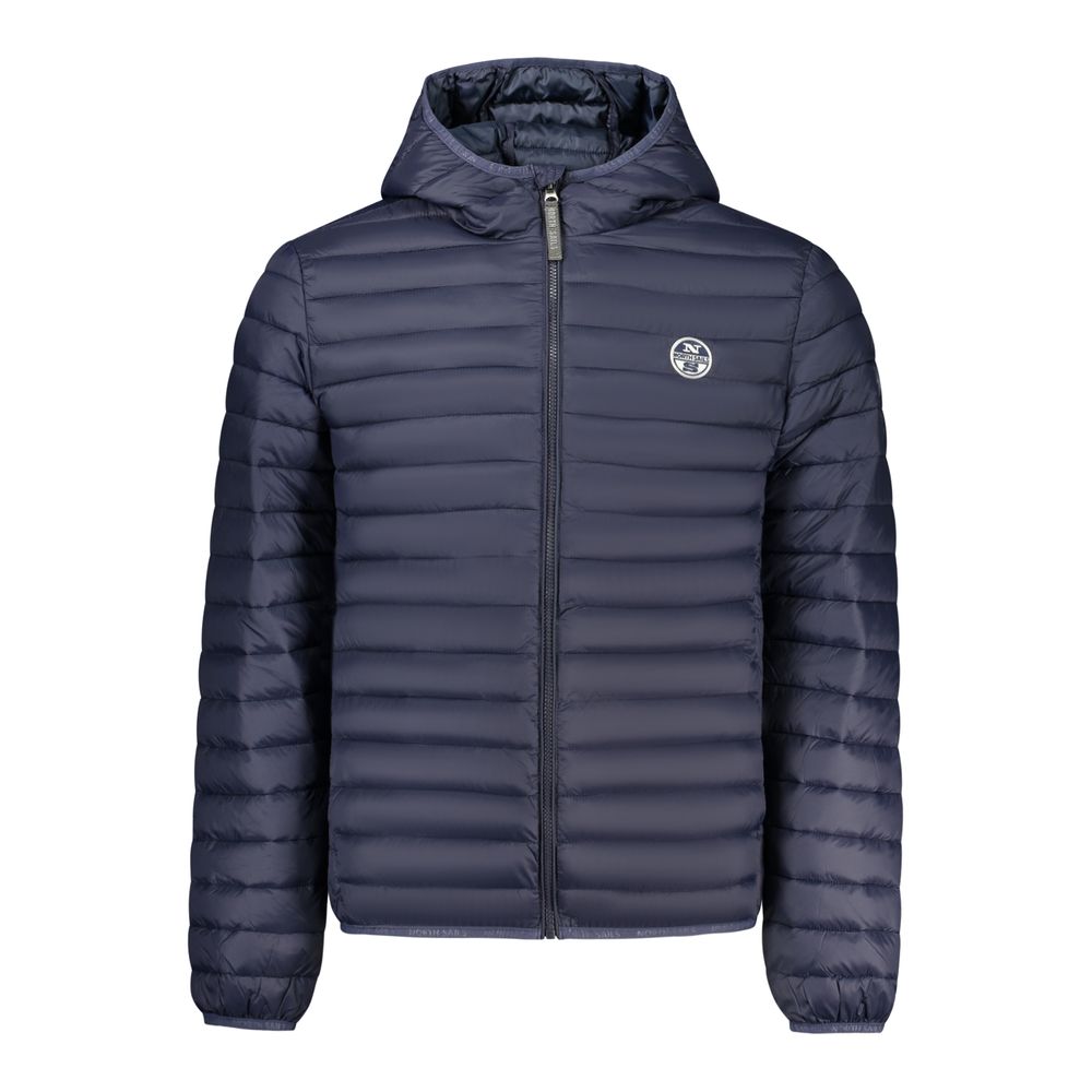 Blu Poliammide Men's Jacket