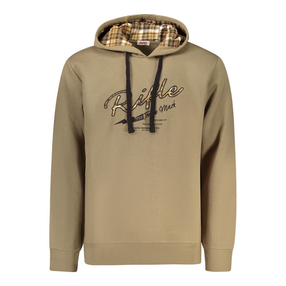 Marrone Cotton Men's Hoodie