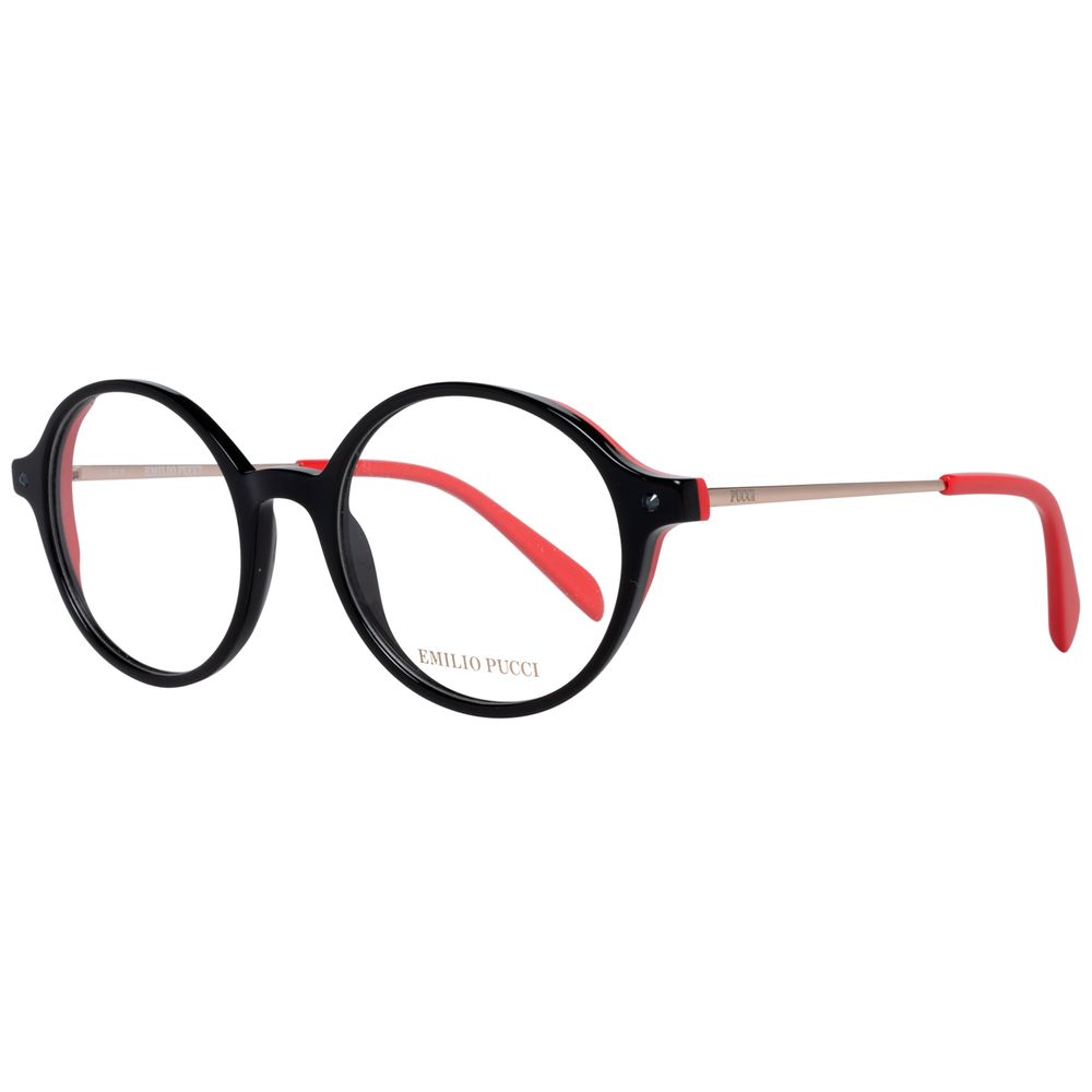 Emilio Pucci Black Plastic Glasses Women's (Frames)