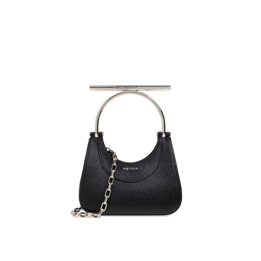 Black Lamb Leather Crossbody Bag