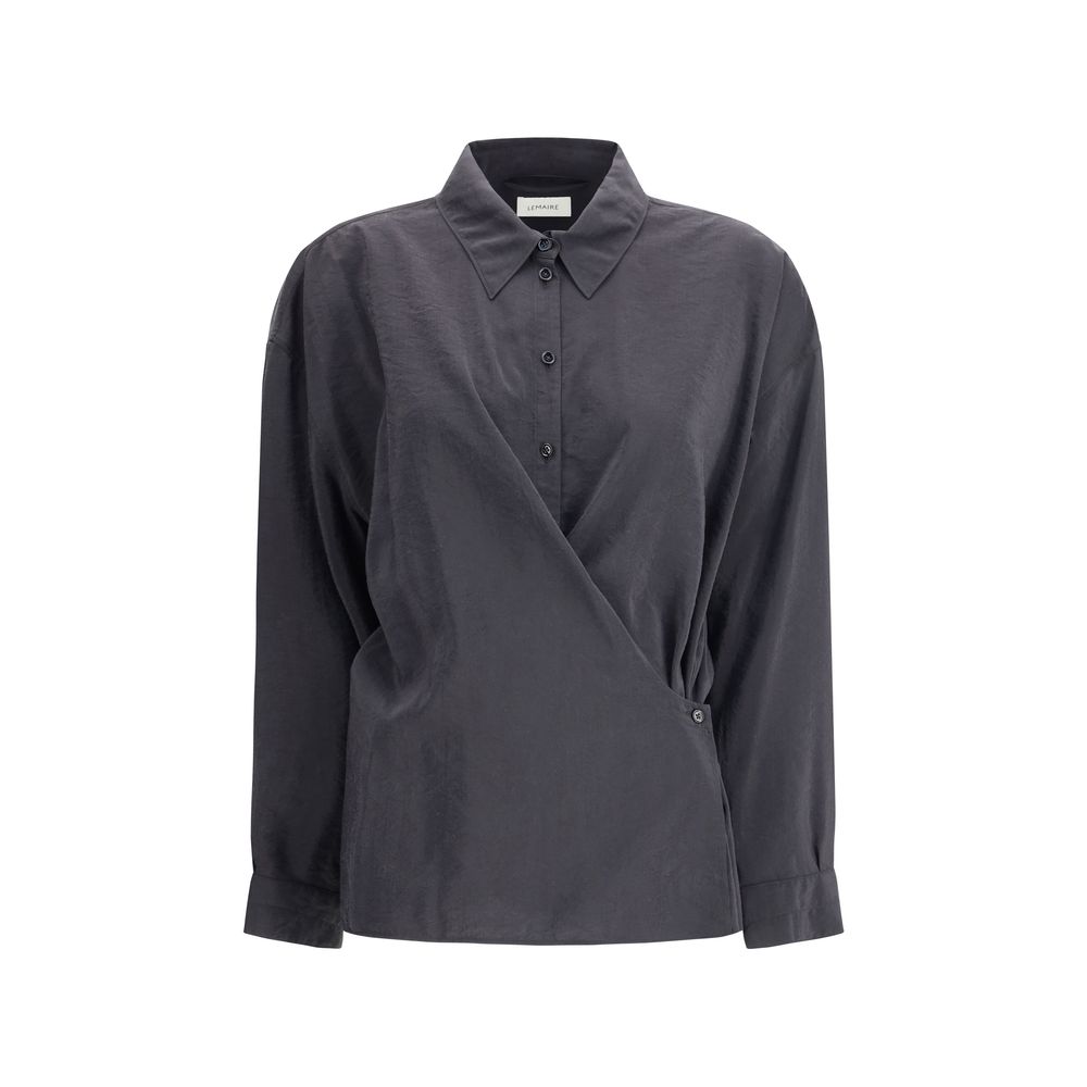 Black Silk Dress Shirt
