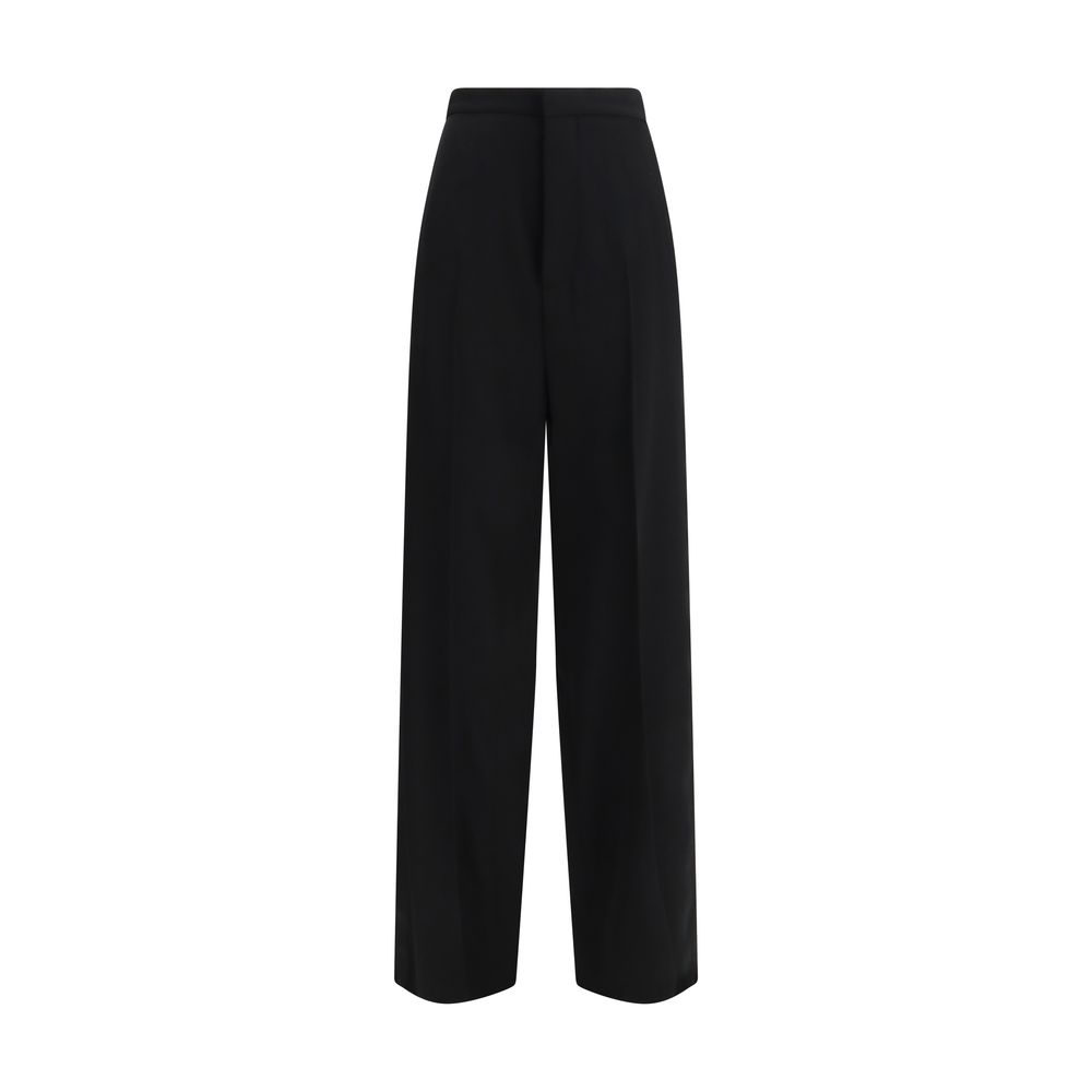 Black Cotton Dress Pants
