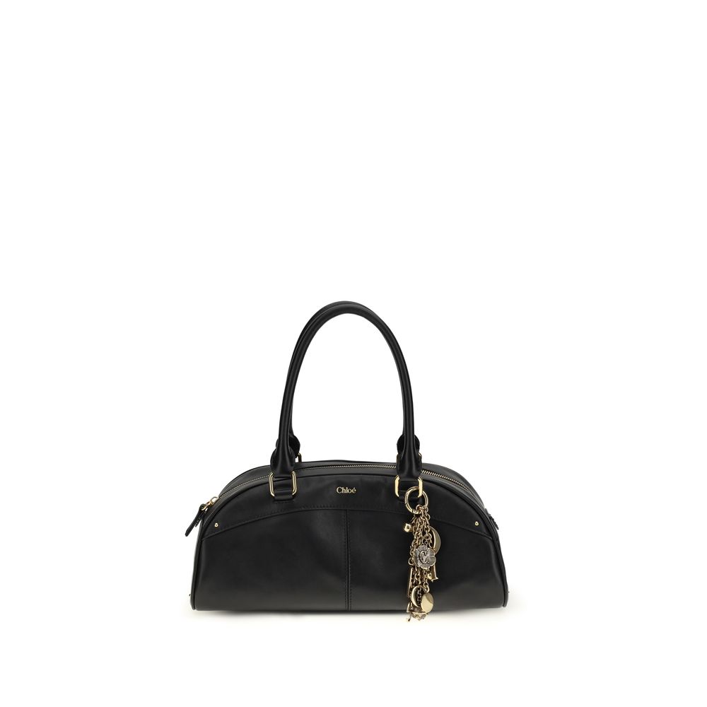 Black Calf Leather Bos Taurus Handbag