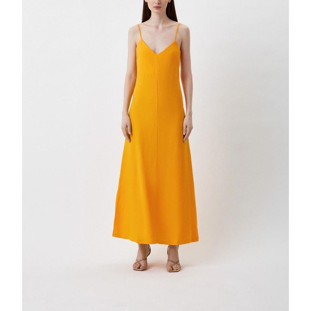 Yellow Flax Casual Dress