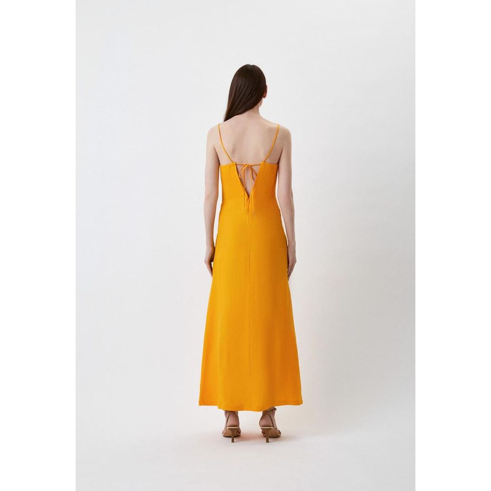 Yellow Flax Casual Dress - Thumbnail 2
