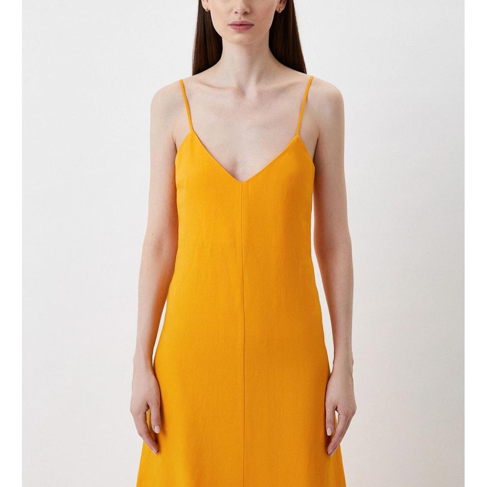 Yellow Flax Casual Dress - Thumbnail 3