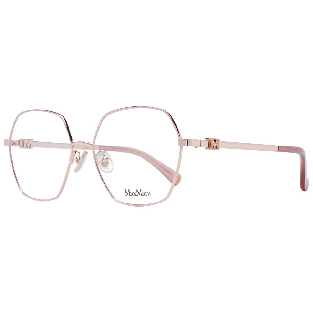 Max Mara Rose Gold Metal Glasses Women's (Frames)