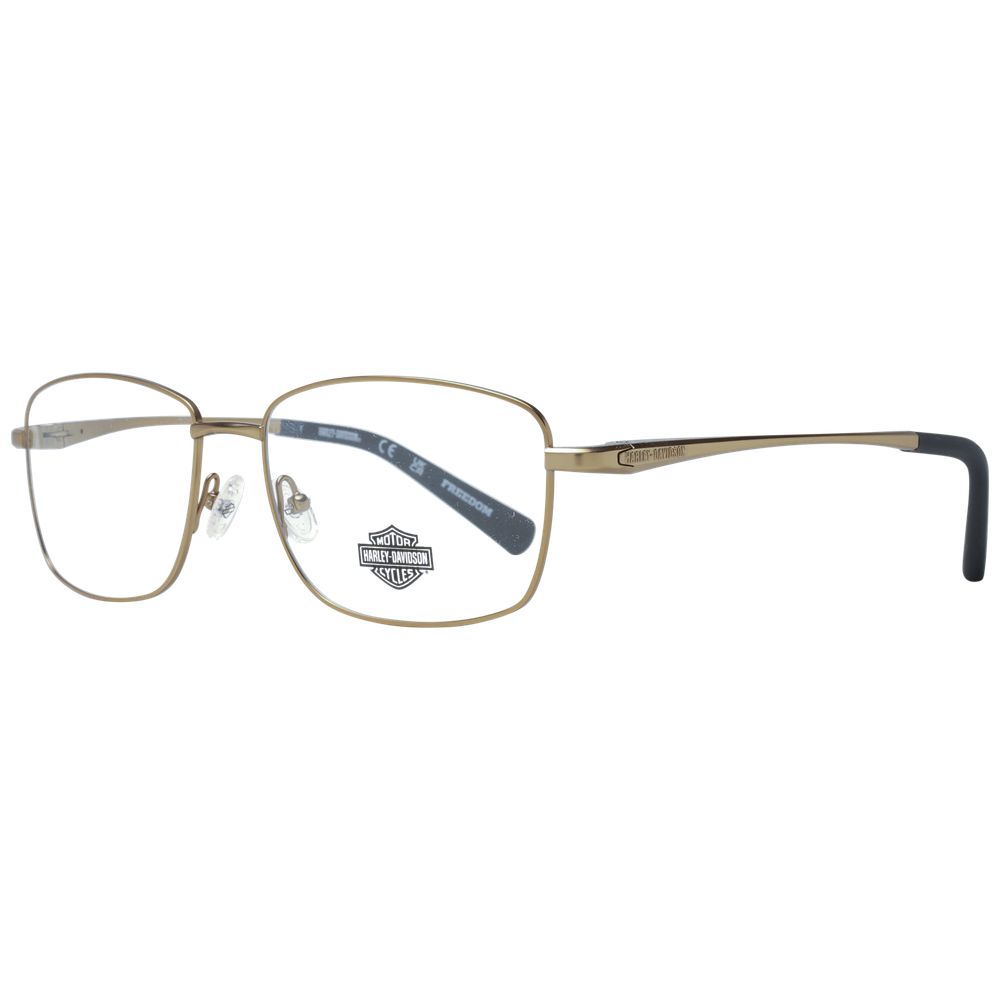 Harley-Davidson Gold Titanium Glasses Men's (Frames)