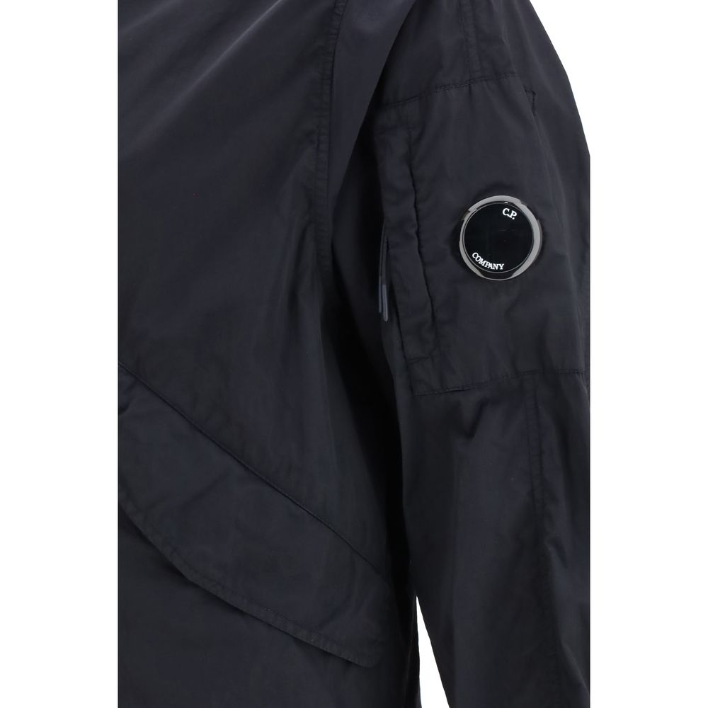 Blue Polyamide Shell Jacket - Thumbnail 3