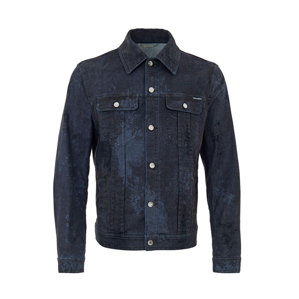 Gray Cotton Denim Jacket